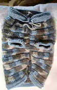 Camouflage Hand Crocheted Dog Sweater