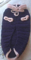 Purple/ Pink Hand Crocheted Dog Sweater