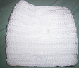 White Crocheted  Dog Neck Warmer