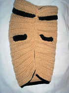 Pug  Tan/Black Hand Crocheted Dog Sweater/06